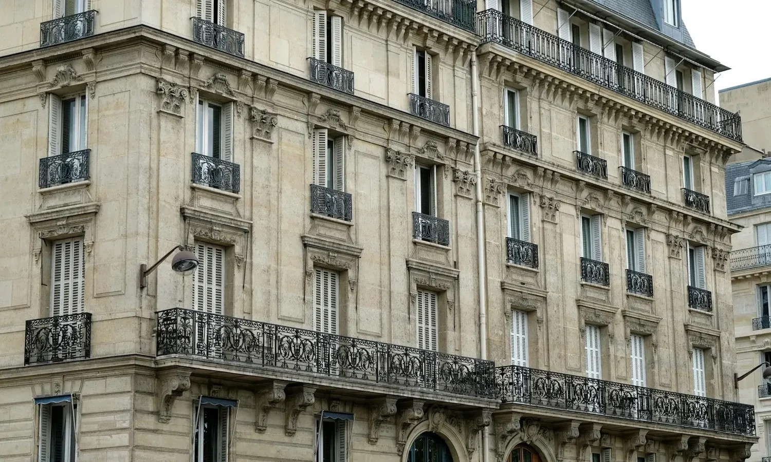 Façade d'immeuble haussmannien